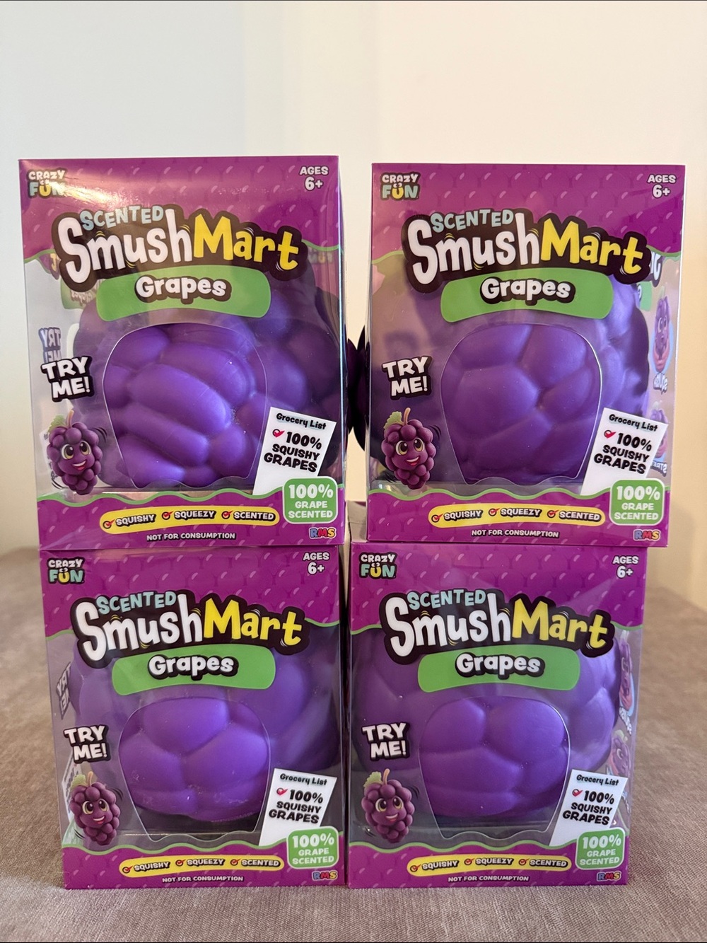 SmushMart Scented Grapes | Bundle Of 4